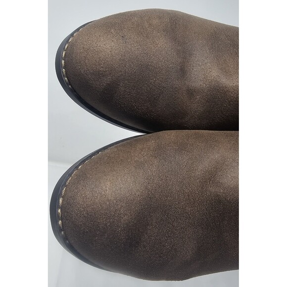 Bella Vita Bobbi Comfort Brown Ankle Size Zip Booties Faux Suede Size 11 - Picture 2 of 13